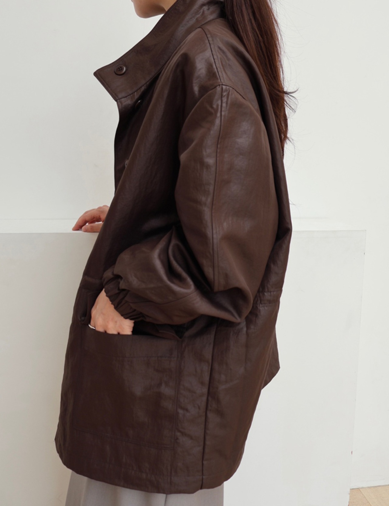 【新作5％OFF・3日間】Leather st. Middle Jacket_2colors