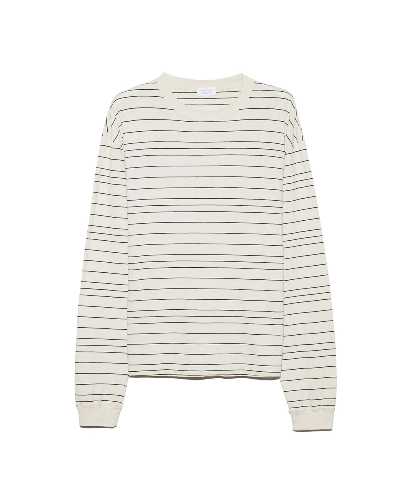 UNUSED / US2544 BORDER LONG SLEEVE T-SHIRT(ECRU) | AfterSchool
