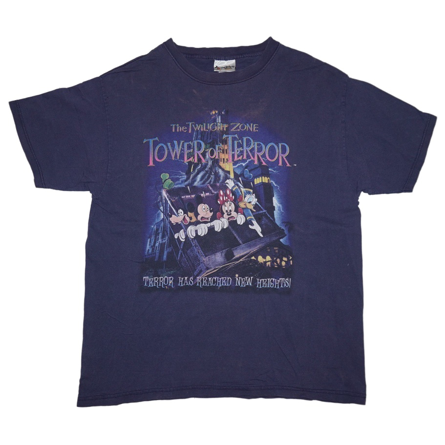 vintage90s Tower of Terror Tシャツ タワーオブテラー Tower Of Terror BLUE ヴィンテージTシャツ (タワーオブテラー )｜送料