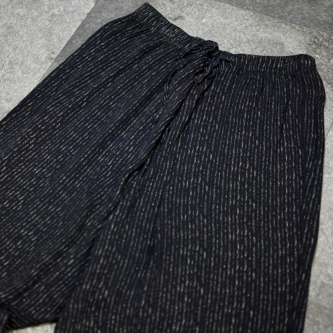 drape silhouette pattern wide easy pants