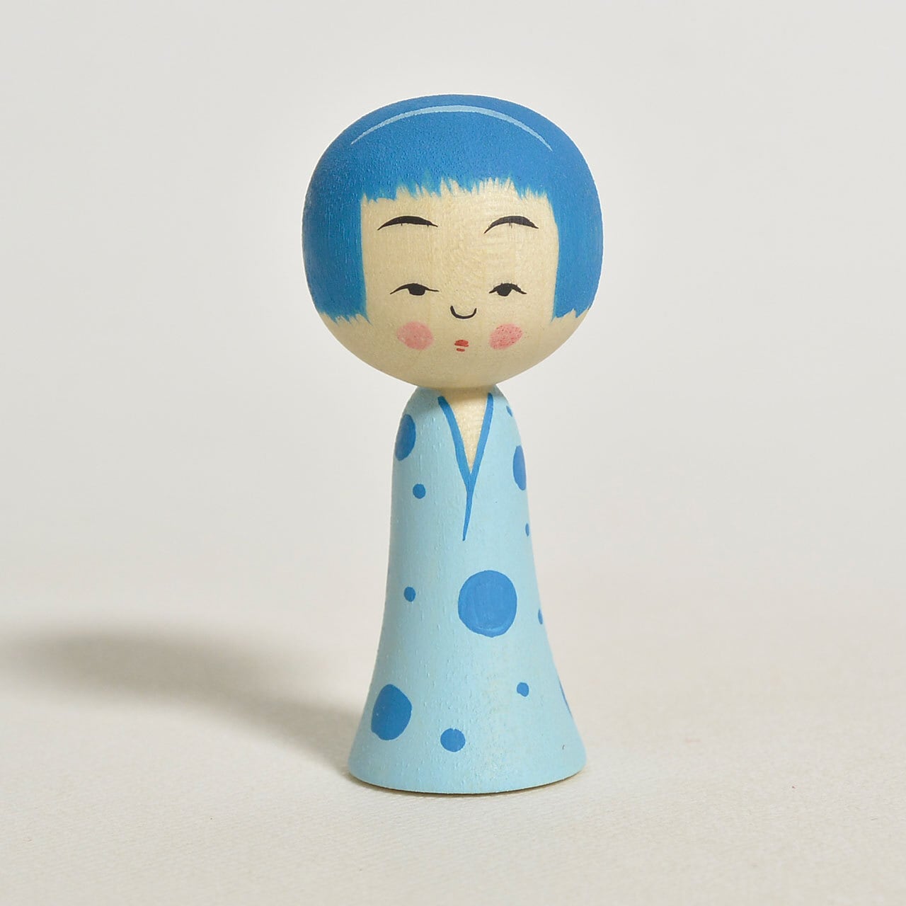 キャンディさんこけし 約2寸 約6cm 鈴木明 工人（作並系）#2337