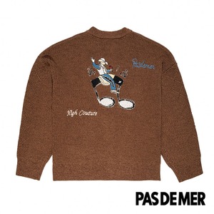 【PAS DE MER/パドゥメ】RODEO CARDIGAN カーディガン / BROWN / AW25-13685