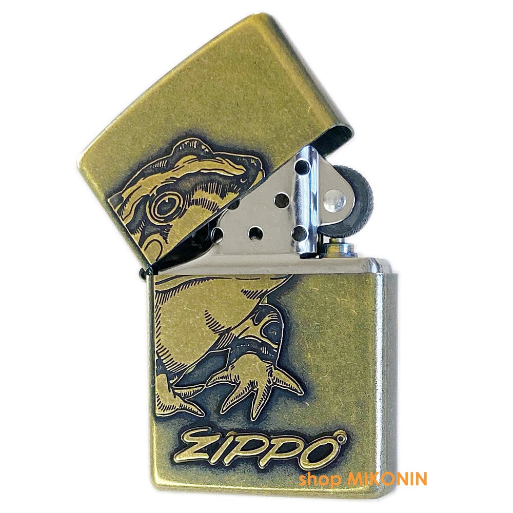 ZIPPO フロッグ クラシックメタル BS ブラス ユーズド仕上げ カエル