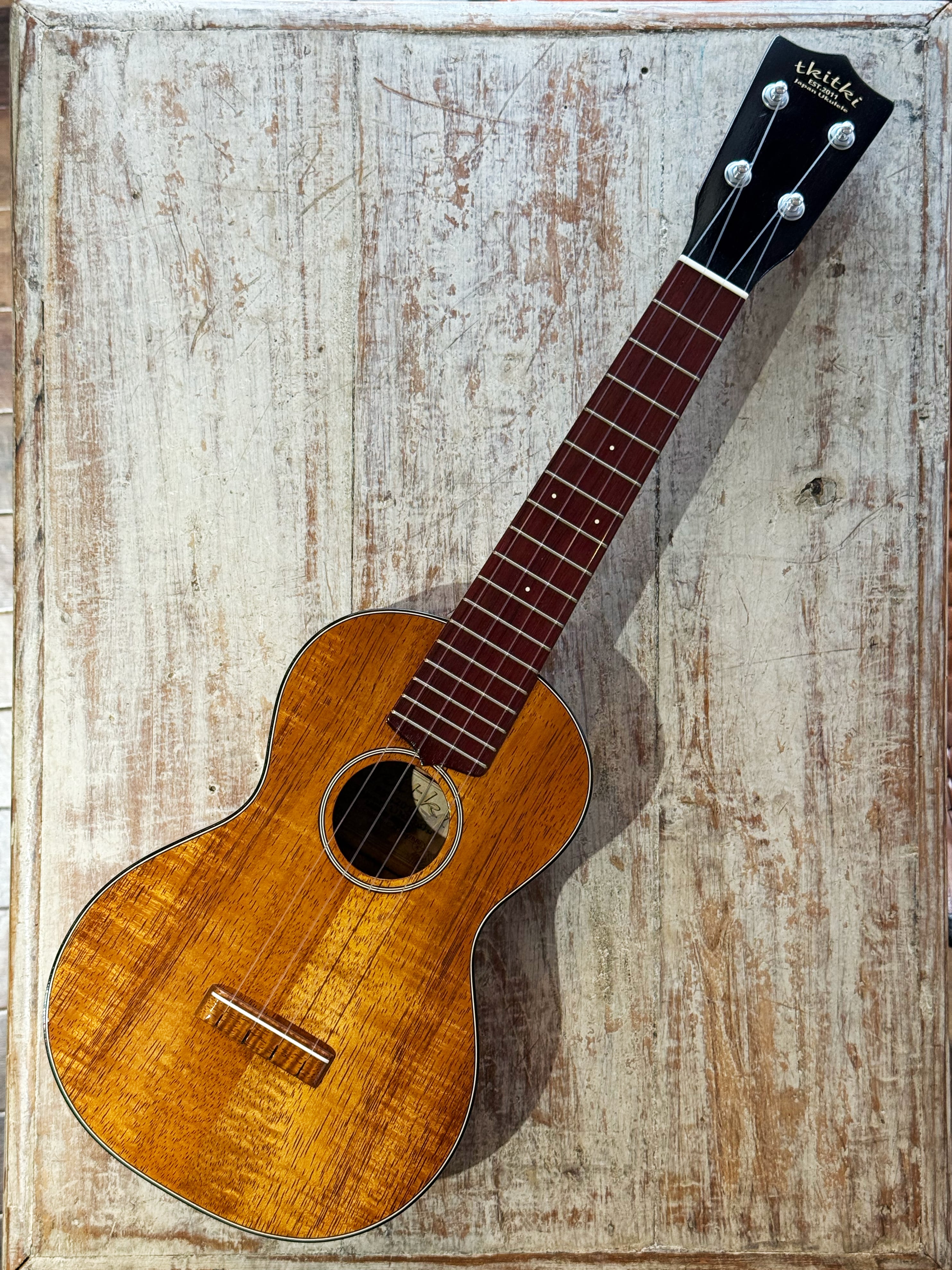 tkitki ティキティキ ウクレレ Custom-CHKoa/BR ハワイアンコア コンサート ハカランダ指板