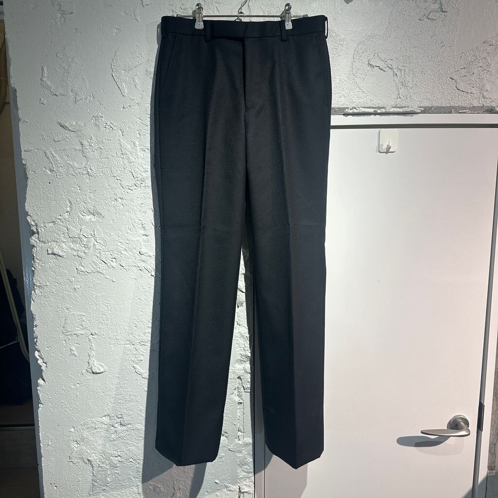 スラックス古着 古着 80-90s USA製 COTLER ブラック かすり ネップ 2タック