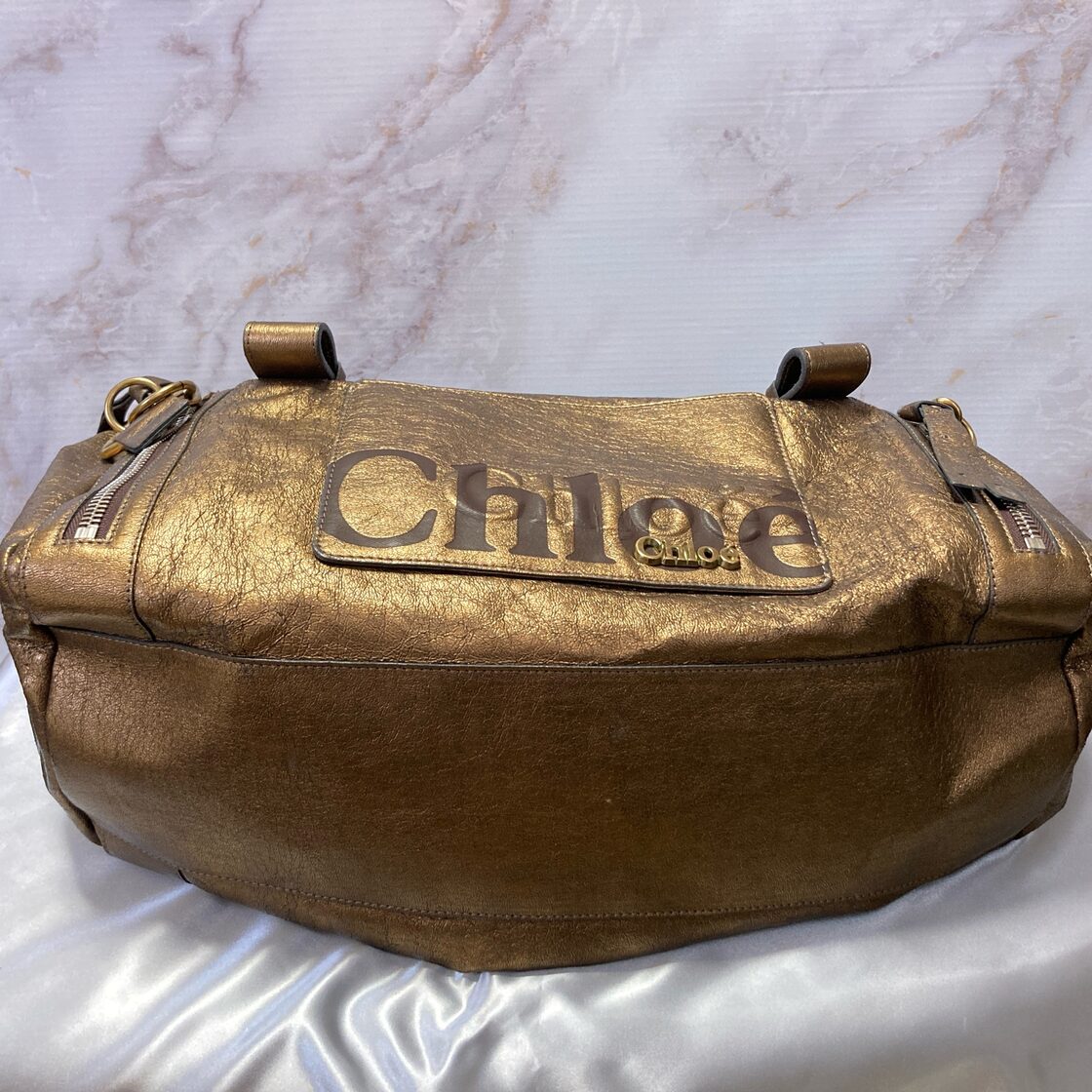 CHLOE】クロエ ブランドロゴデザイン レザー ショルダーバッグ | Pay ID