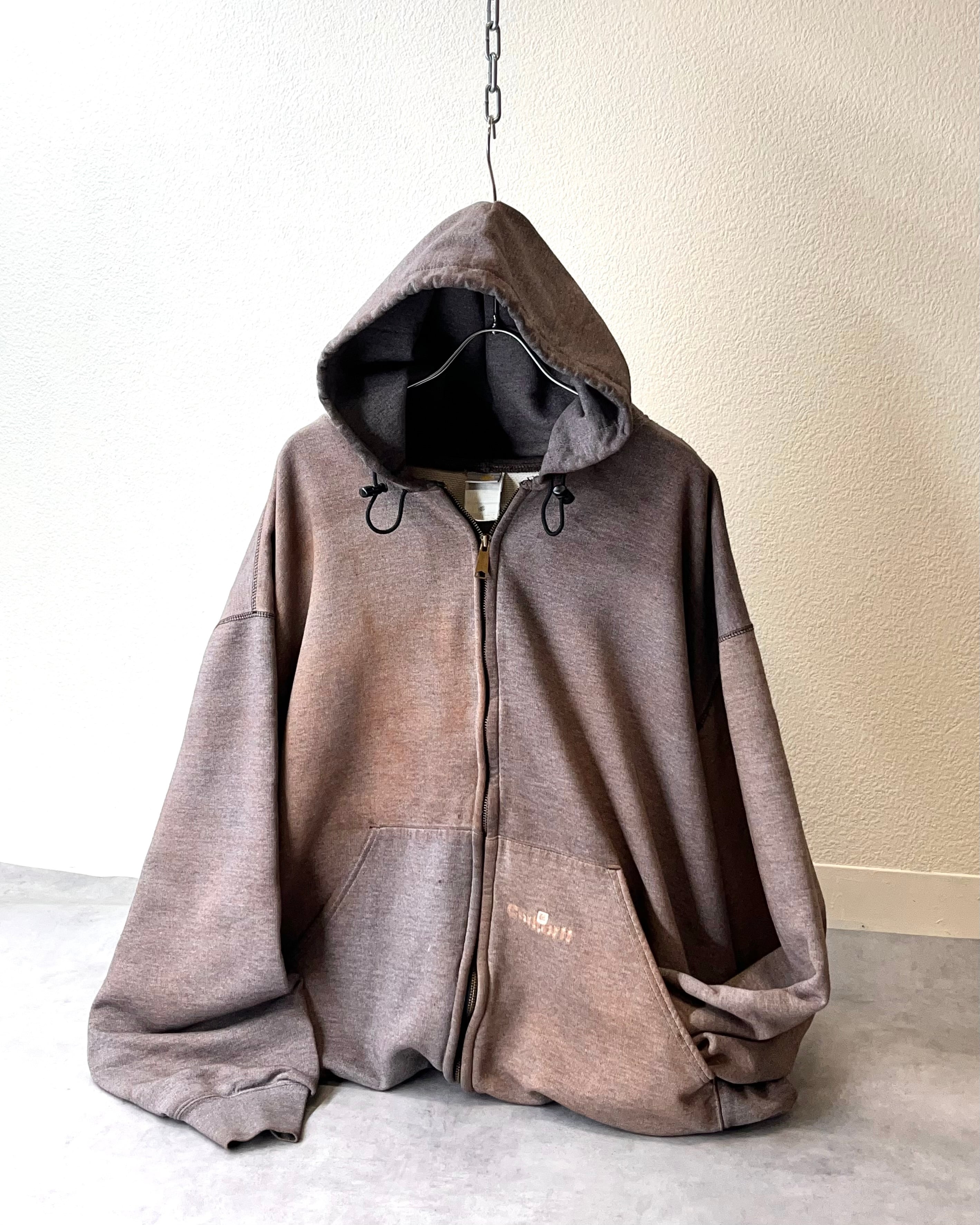 ~90s Carhartt Thermal Lining Faded Zip-up Parka
