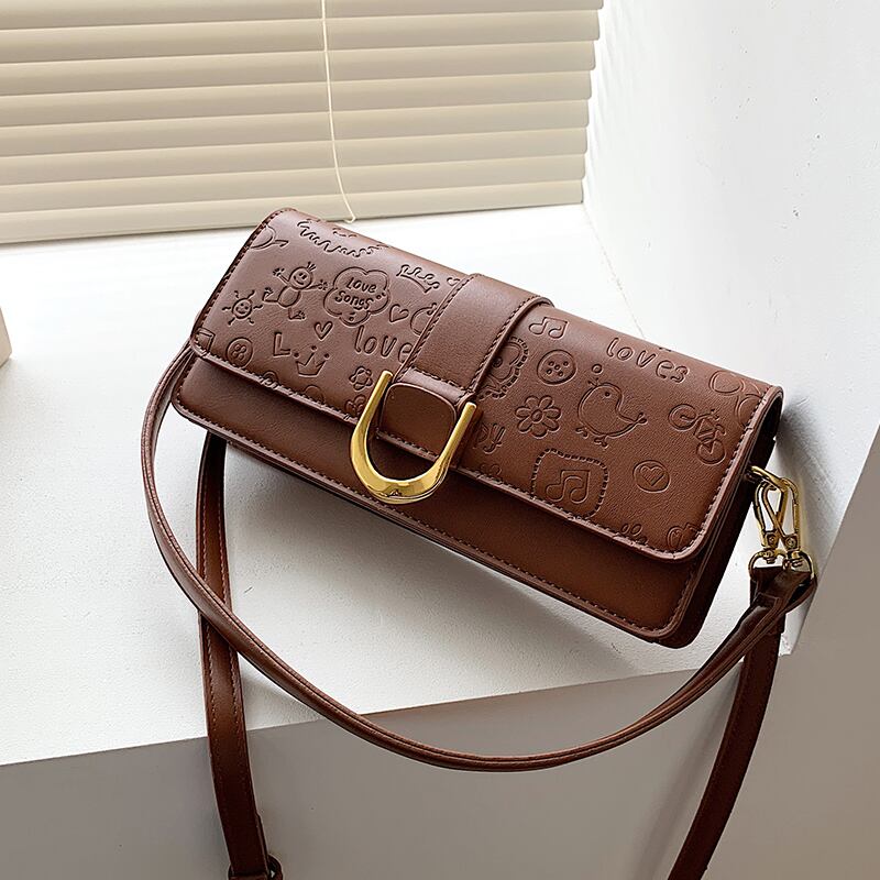 サマーレッドスタイル 夏物 スクウェア メッセンジャーバッグ 手作りハンドバック98055900862