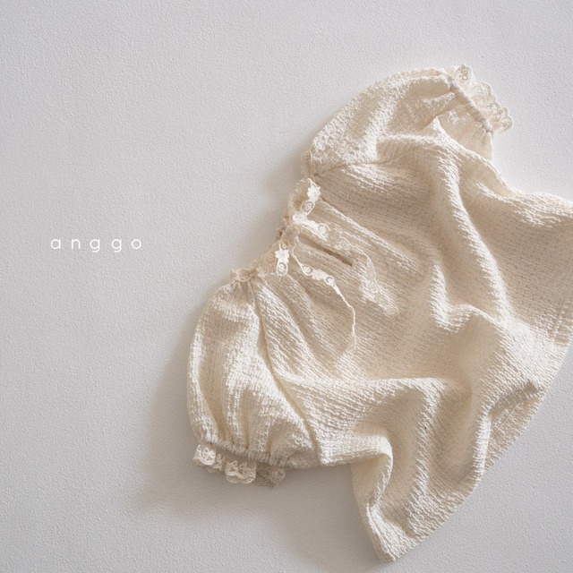 〘予約〙anggo / Lime blouse