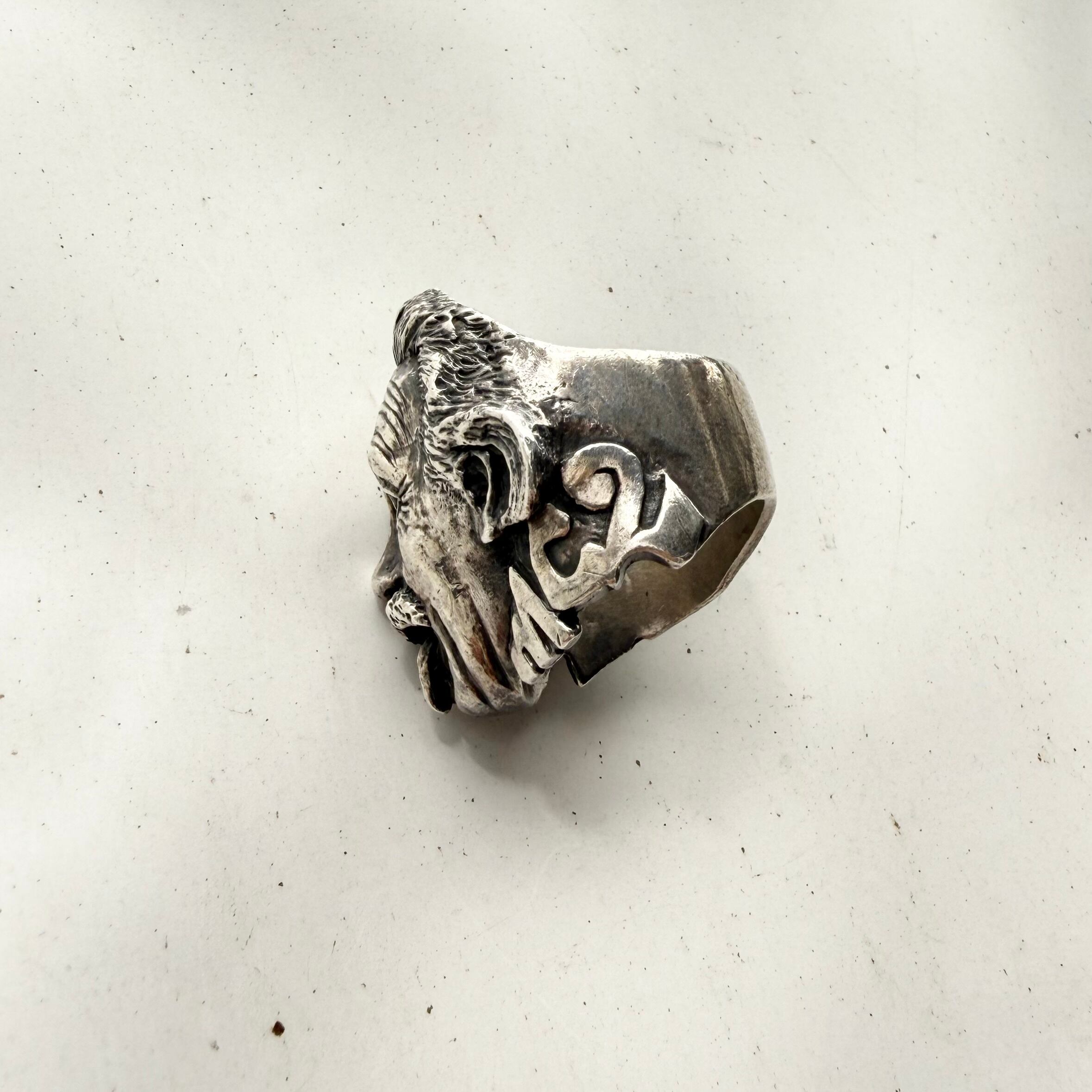 00's Vintage “CRAZY PIG DESIGNS” EINSTEIN RING | 放課後の思い出