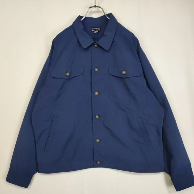 80s-90s VINTAGE FRENCH CHINA JACKET INDIGO-BLUE Shanghai OLD