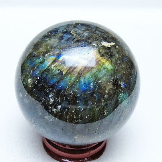 ラブラドライト 丸玉 61mm スフィア 一点物 151-9206