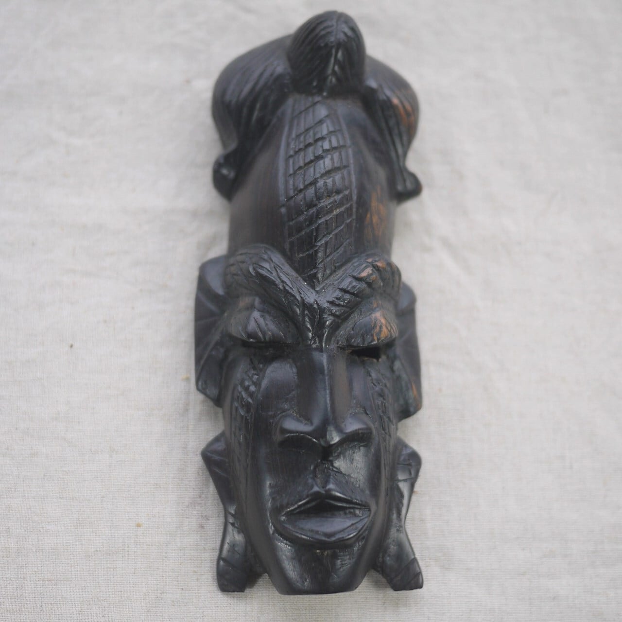 セヌフォ木彫仮面コートジボワール北部先住民族アフリカンアート