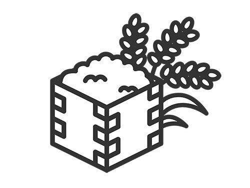 お米 稲のイラスト入りパッケージ 7dfdb2bee62ab3c8acfa2a797a967a