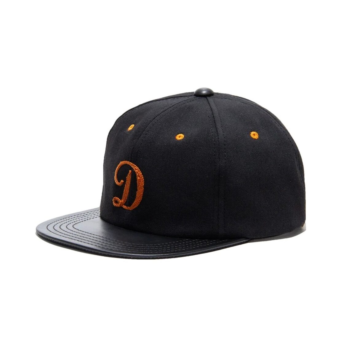 THE H.W DOG&CO ドッグアンドコー 2tone leather cotton cap レザー 