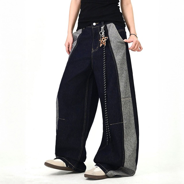 パネルステッチアクセントパンツ   R01476