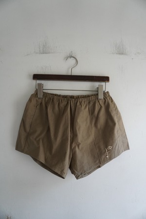 "Carny Couture × minoi" Embroidery Military Shorts(L)