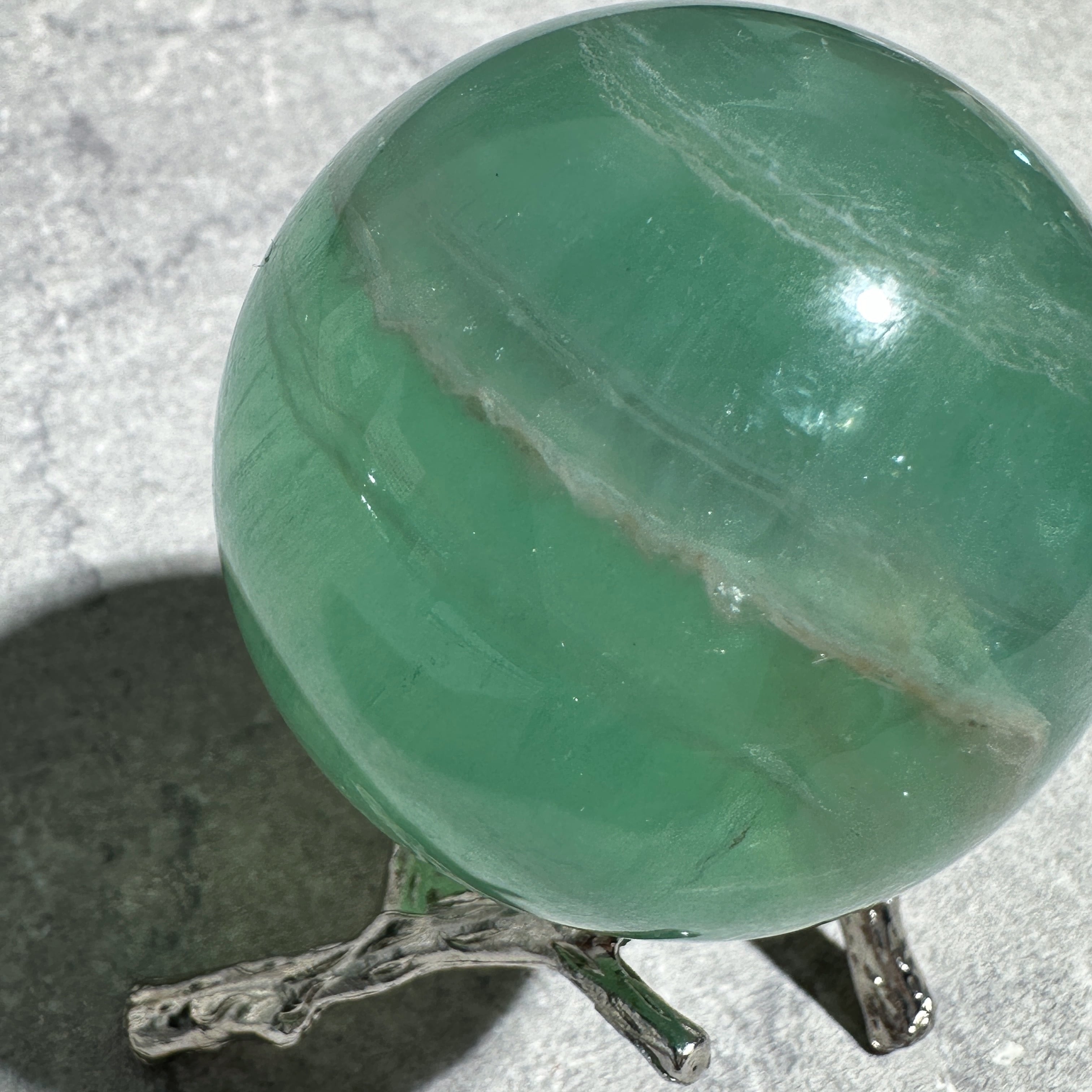 グリーンフローライト スフィア01◇ Green Fluorite ◇天然石・鉱物