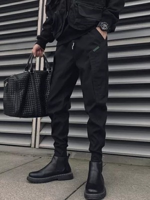 BLACK JOGGER PANTS  K0059