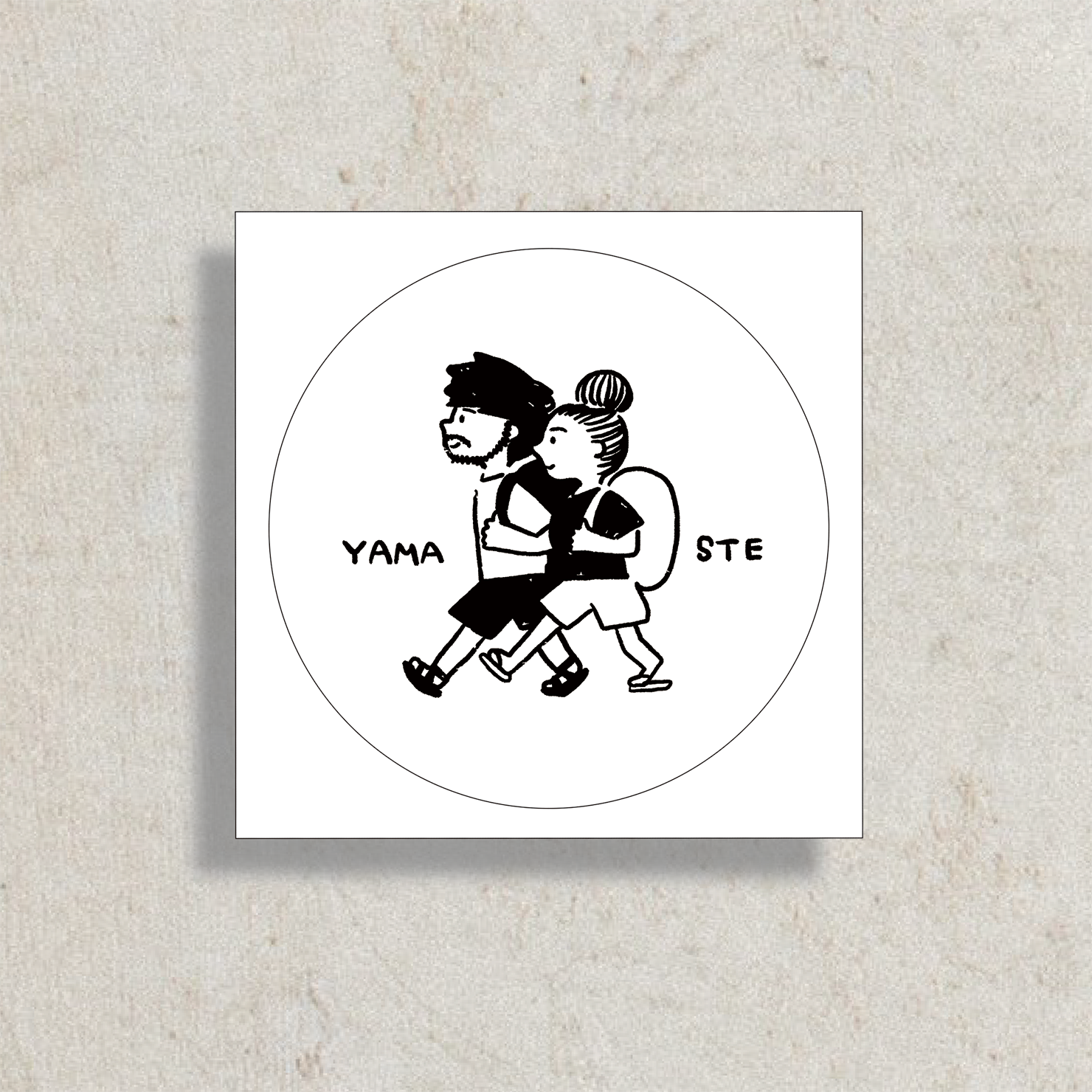 Yama&Ste ステッカー バックパックver. | Yamada & Stephanie