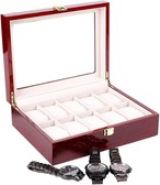 腕時計収納ケース ウォッチボックス 時計ケース 収納ボックス 小物収納 保管 ロック付き コレクションケース 10本用 かっこいい おしゃれ コンパクト メンズ レディース ユニセックス ギフト プレゼント 父の日