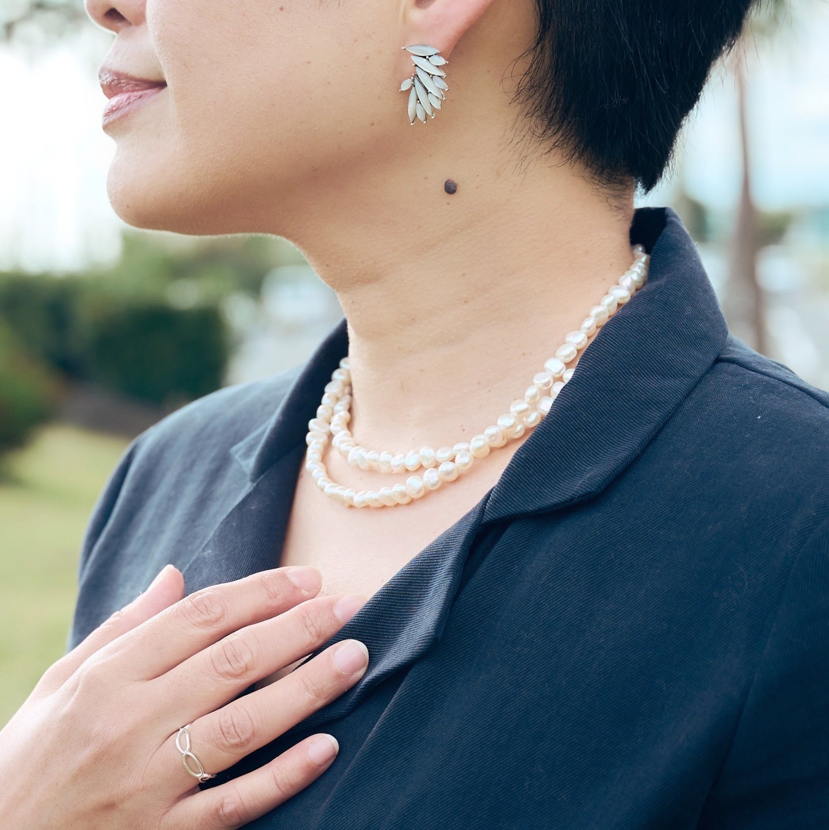 ラグジュアリー コレクション リュクス 白蝶貝 ピアス | 【公式通販