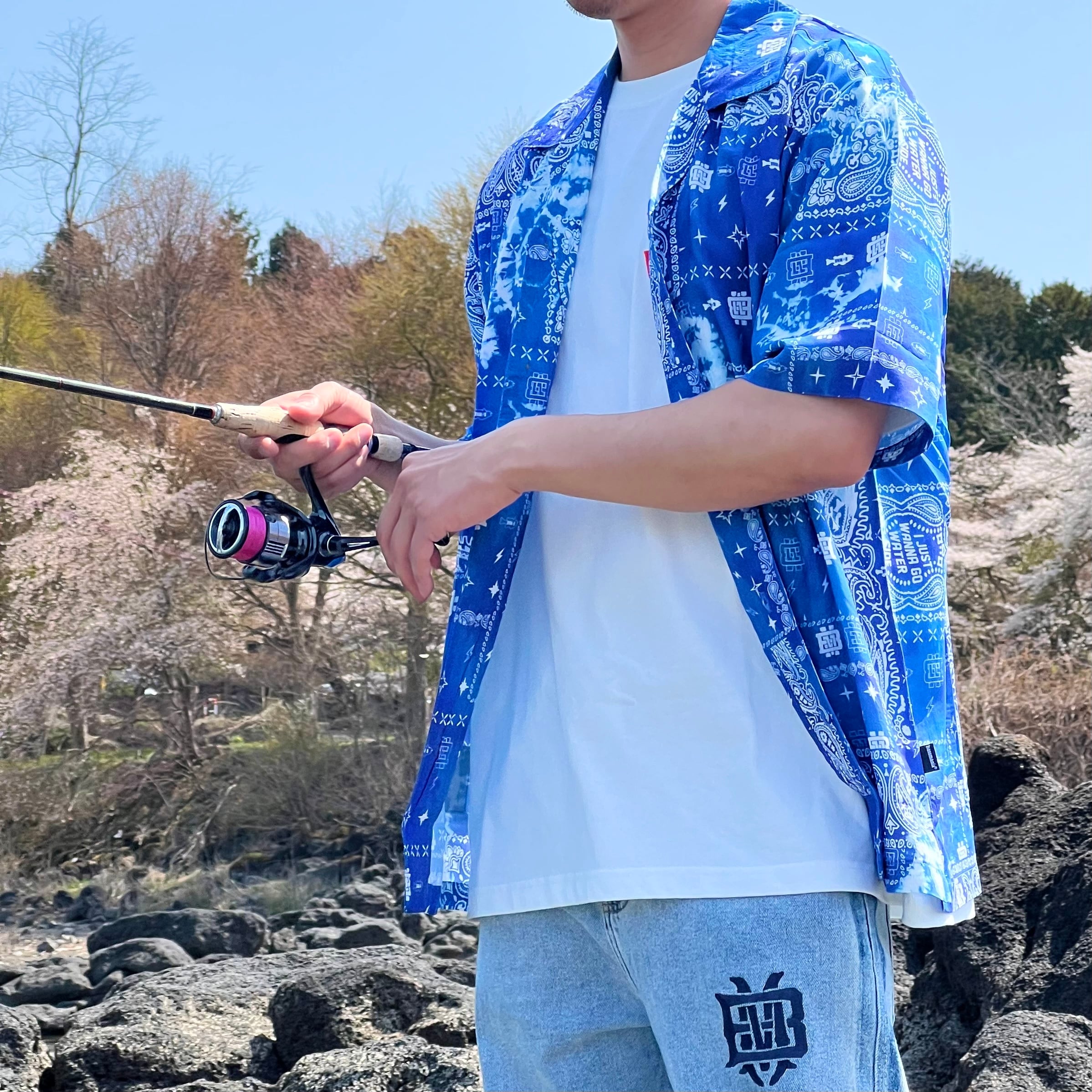BANDANA DENIM アロハシャツ［LIMITED］ | bassmania.jp