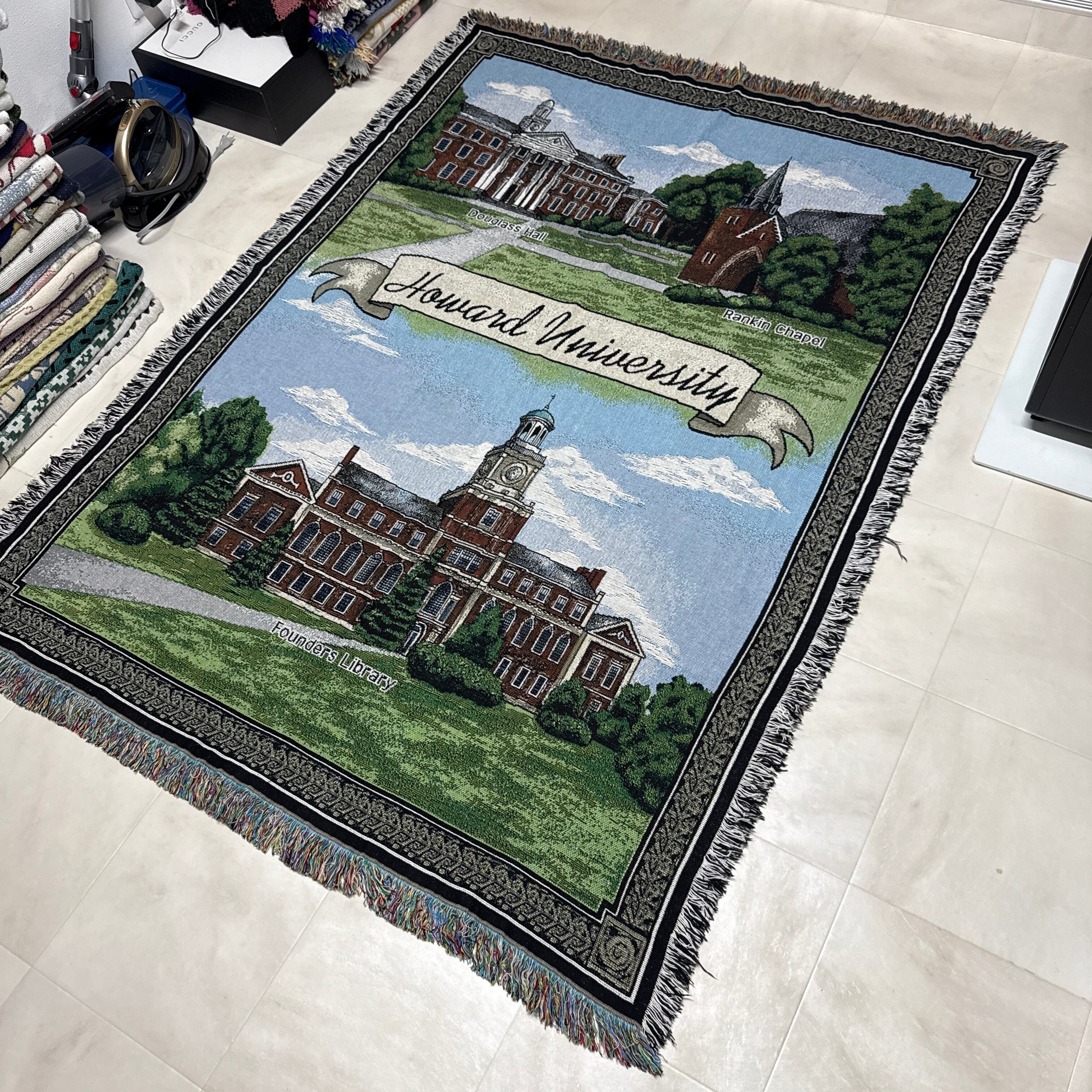 アメリカ 国旗 マルチカバー ソファーカバー ヴィンテージラグ