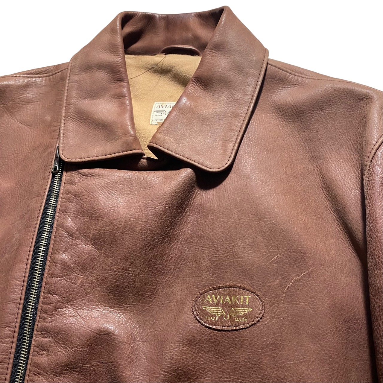 LEWIS LEATHERS vintage style leather riders jacket