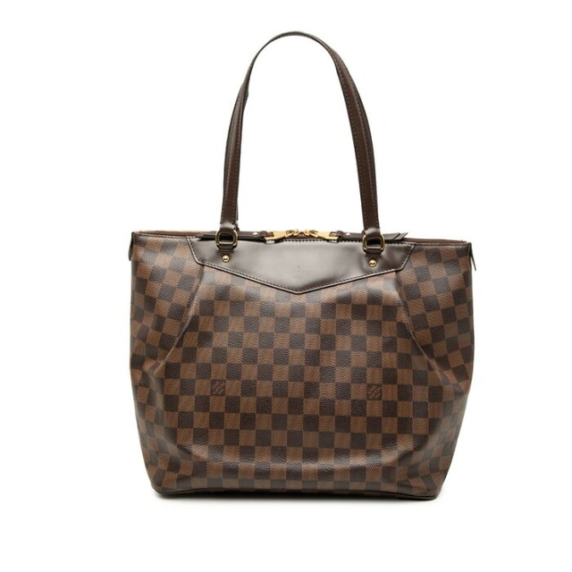 ルイ ヴィトン ダミエ ウェストミンスターGM トートバッグ ショルダーバッグ N41103 ブラウン PVC レザー レディース LOUIS VUITTON 【中古】