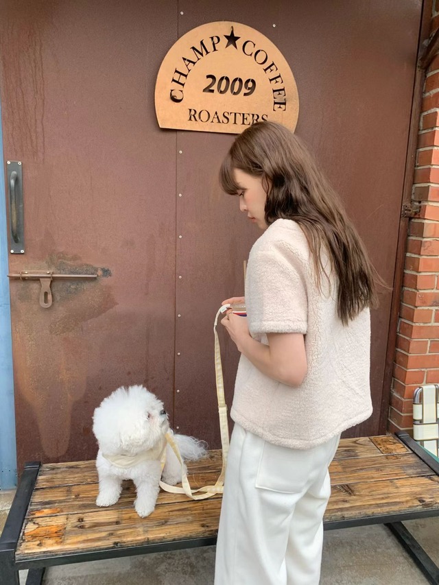 (即納) LIFFEY / Blanc mustang blouse