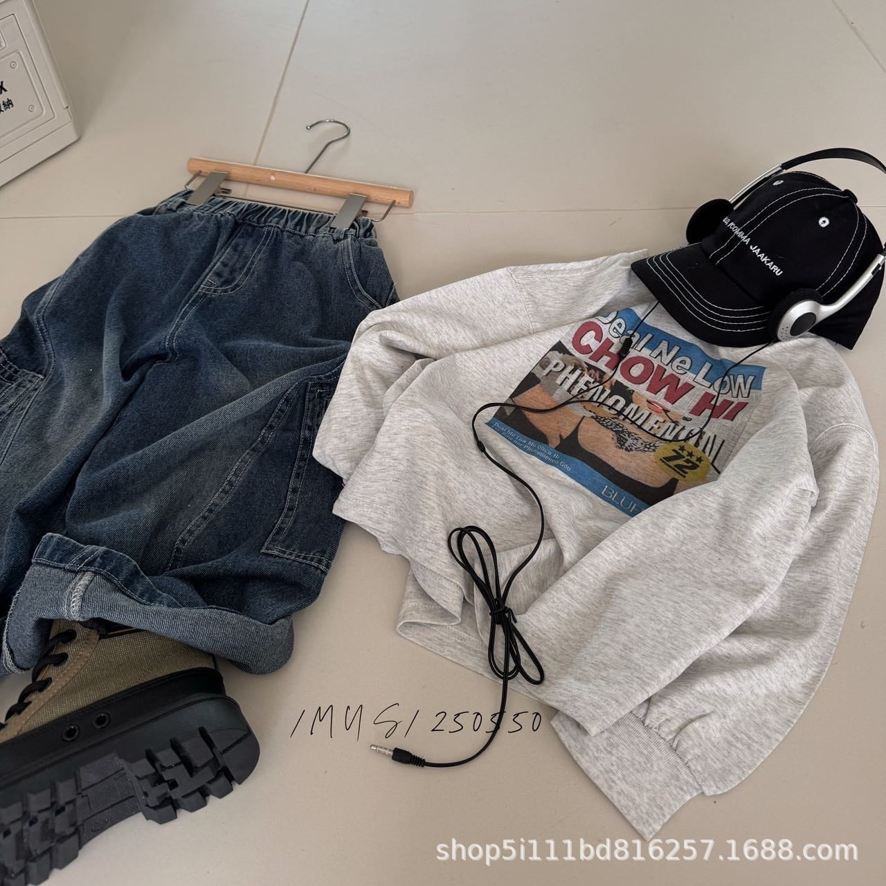 Jr.サイズ　CHOW HI プリントT