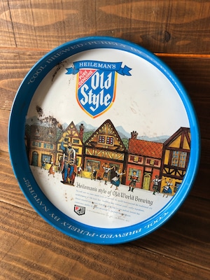 Old Style Beer Serving Tin Tray/オールドスタイル ビール トレイ ビンテージ