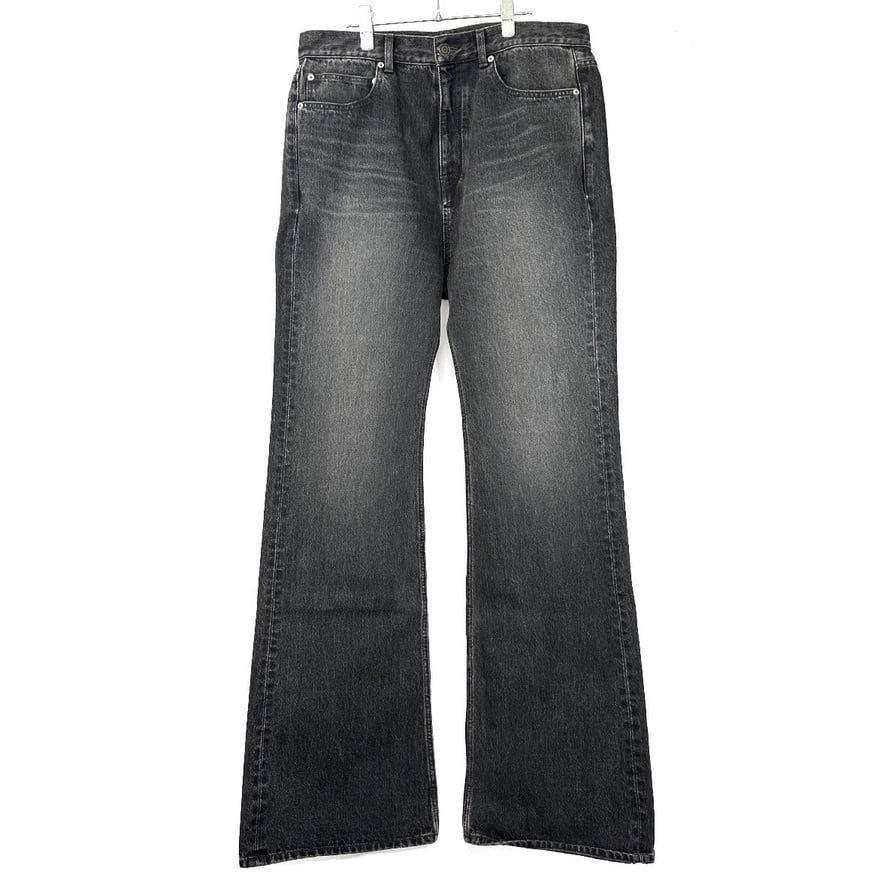 Rare◇BALENCIAGA 2023 GARDE-ROBE BOOTCUT Flared Denim Pants Bootcut Wide Men's 32 Unisex
