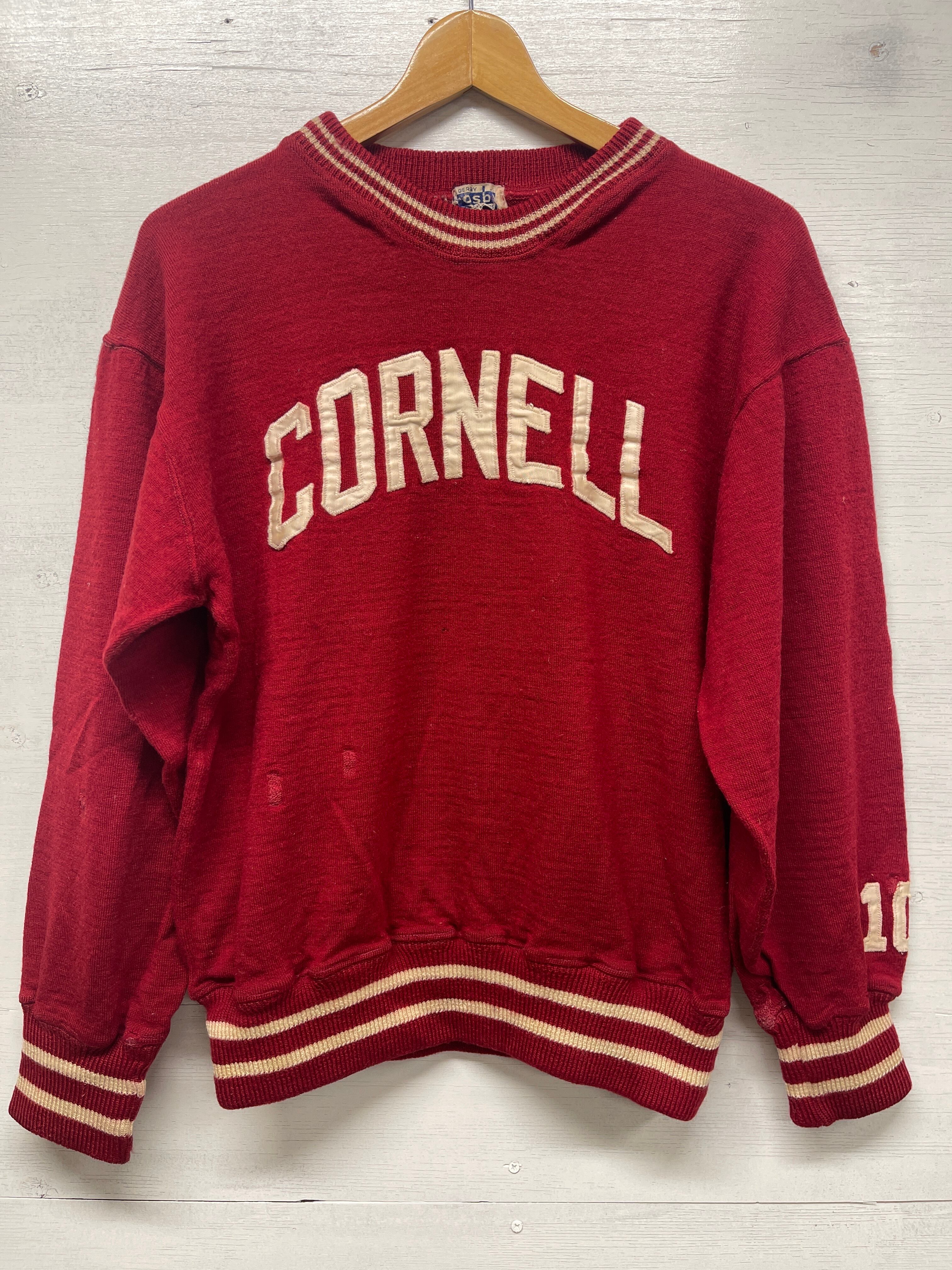 2142 L 紺 50s USA製 前V UNKNOWN SOLID SWEAT 50年代 ボロ