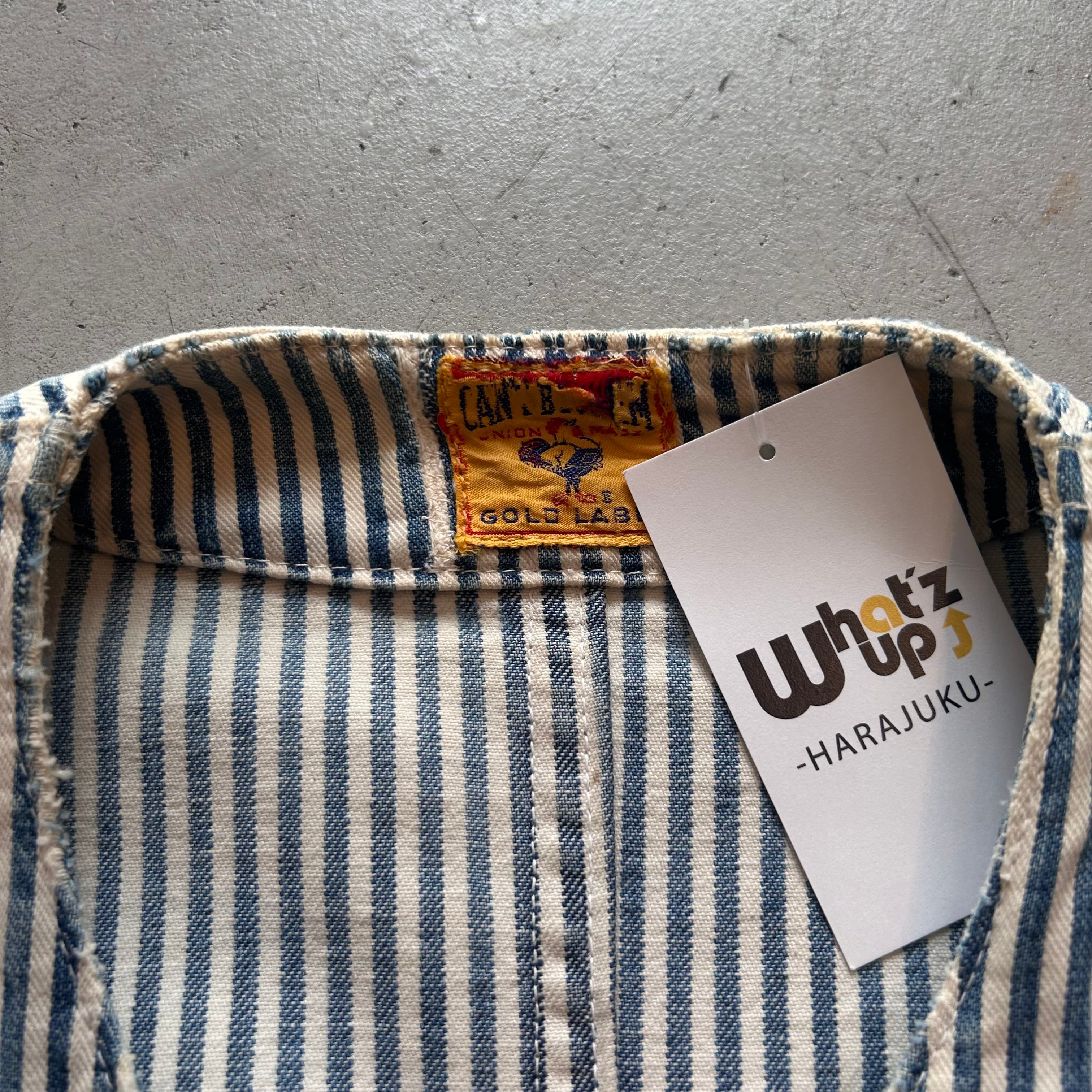 Super Special!! 1950s CAN'T BUST EM hickory engineer jacket