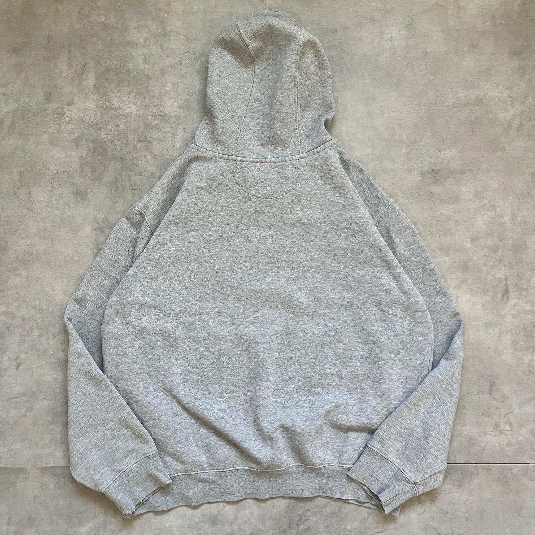 carhartt カーハート パーカー 古着 無地 ロゴ M グレー 17768 | fuufu