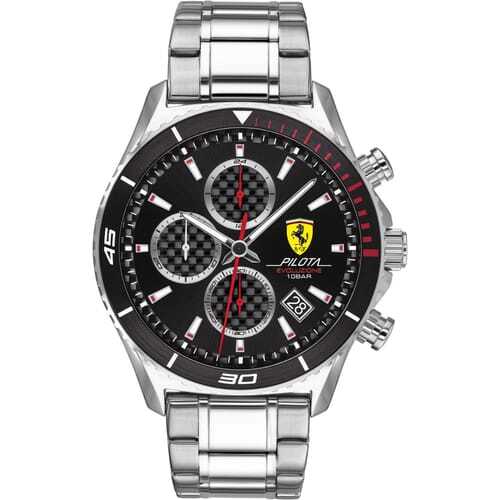 【新品】フェラーリ 腕時計 Pilota evo クロノグラフ 時計