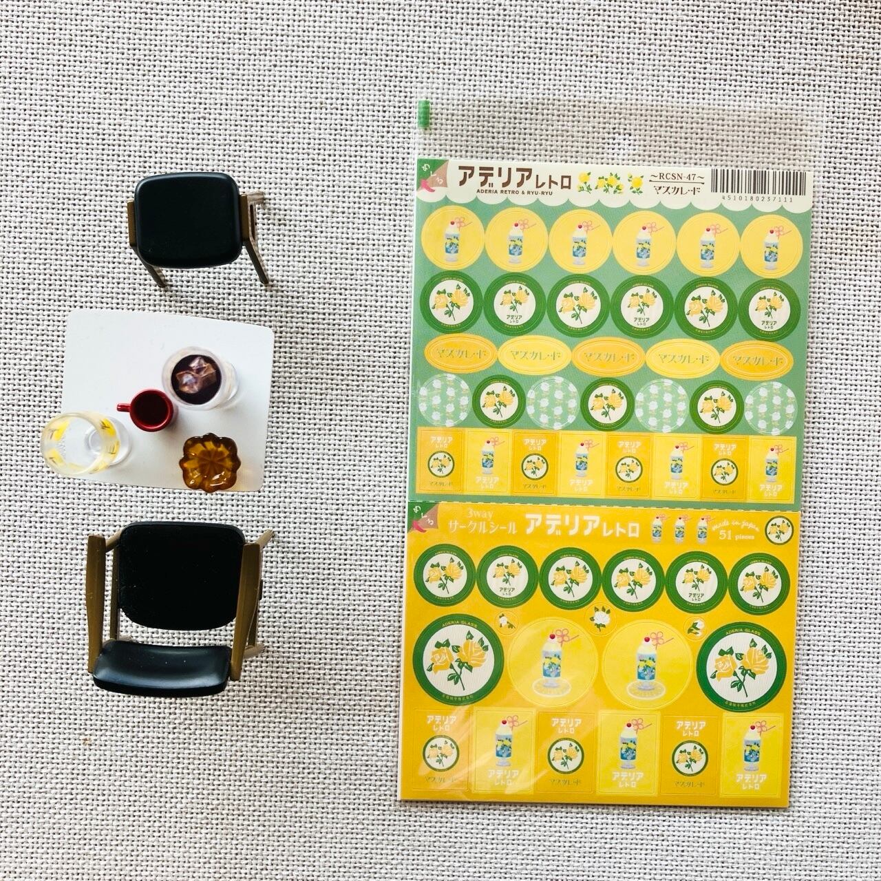 アデリアレトロ×RYU-RYU マスカレード 3wayシール CA20