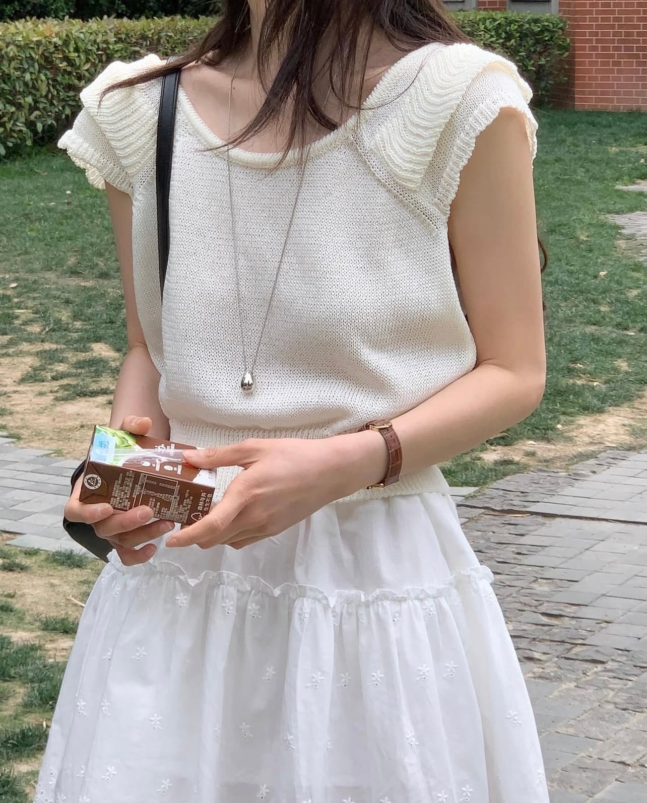 (即納)ALL OVER / Angel knit / 2color