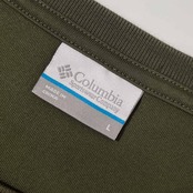 Columbia コロンビア キャンプ柄 半袖 Tシャツ カットソー L/カーキ メンズ