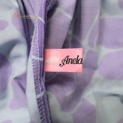 フラダンス 衣装 Anela Wink アネラウィンク パウスカート ブルー系 ティアレ柄 花柄 植物柄 ハワイアンプリント ハワイアン アロハ フラ ダンス レッスン 練習 水色 紫 パープル系 シングル スカート フレア 華やか さわやか かわいい おしゃれ 上品 大人っぽい