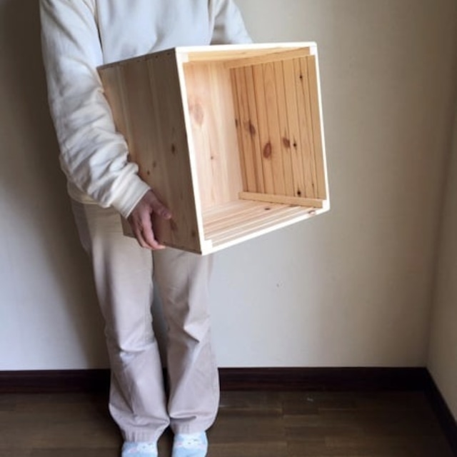 紀州檜（ひのき）無垢の収納BOX【木箱de収納】