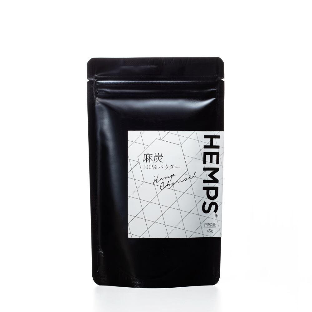 HEMPS 麻炭100％パウダー 45g