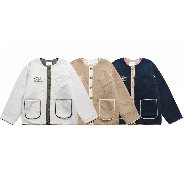 <3 colors> Mock-neck Multi Pockets Jacket [110]
