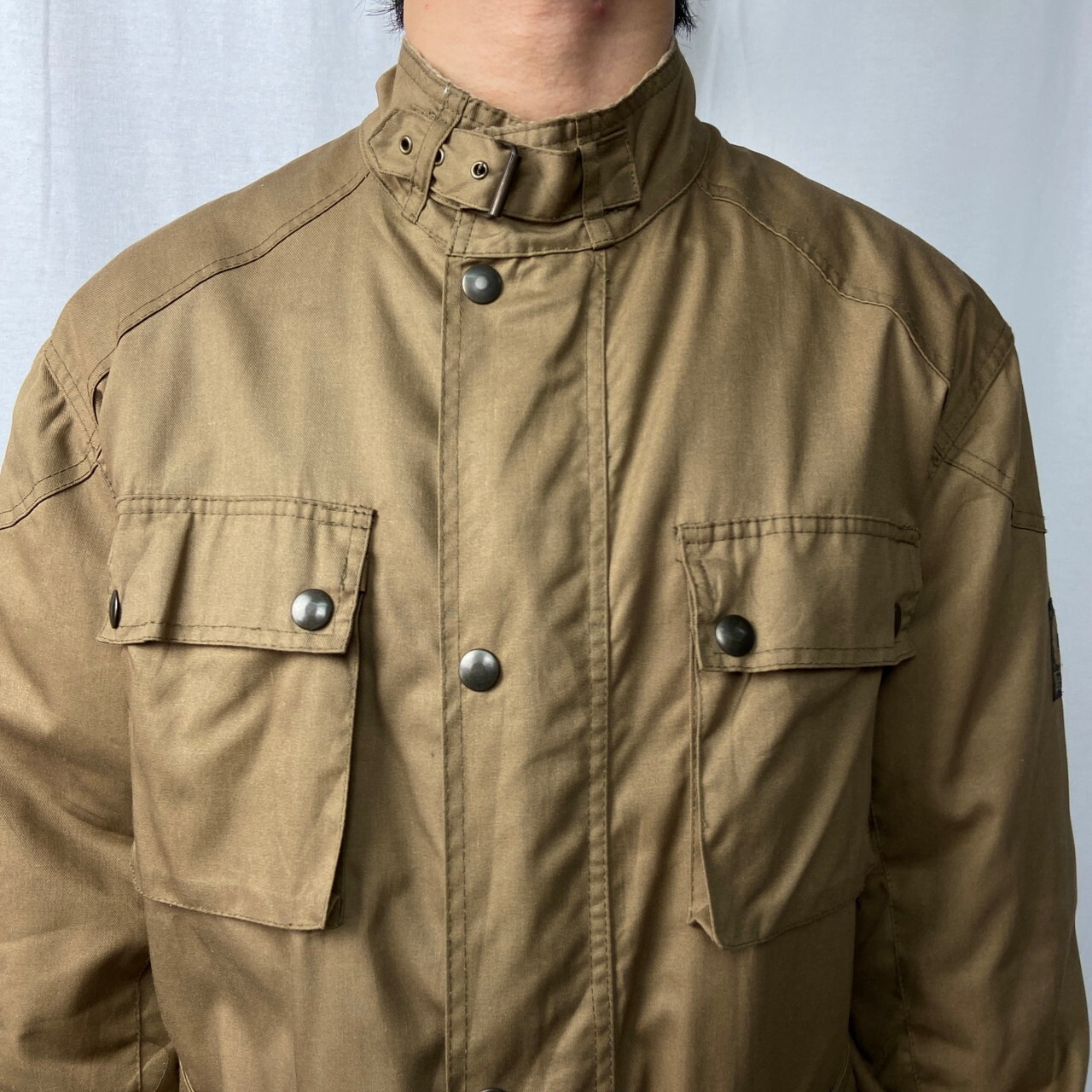 Belstaff ベルスタッフ ナイロンモーターサイクルジャケット メンズXL 