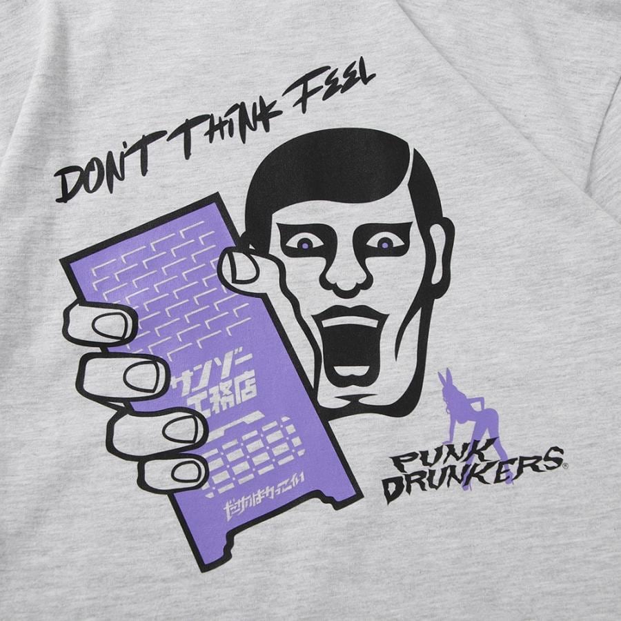 PUNKDRUNKERS x サンゾー工務店 】焚き火刺繍TEE パンクドランカーズ