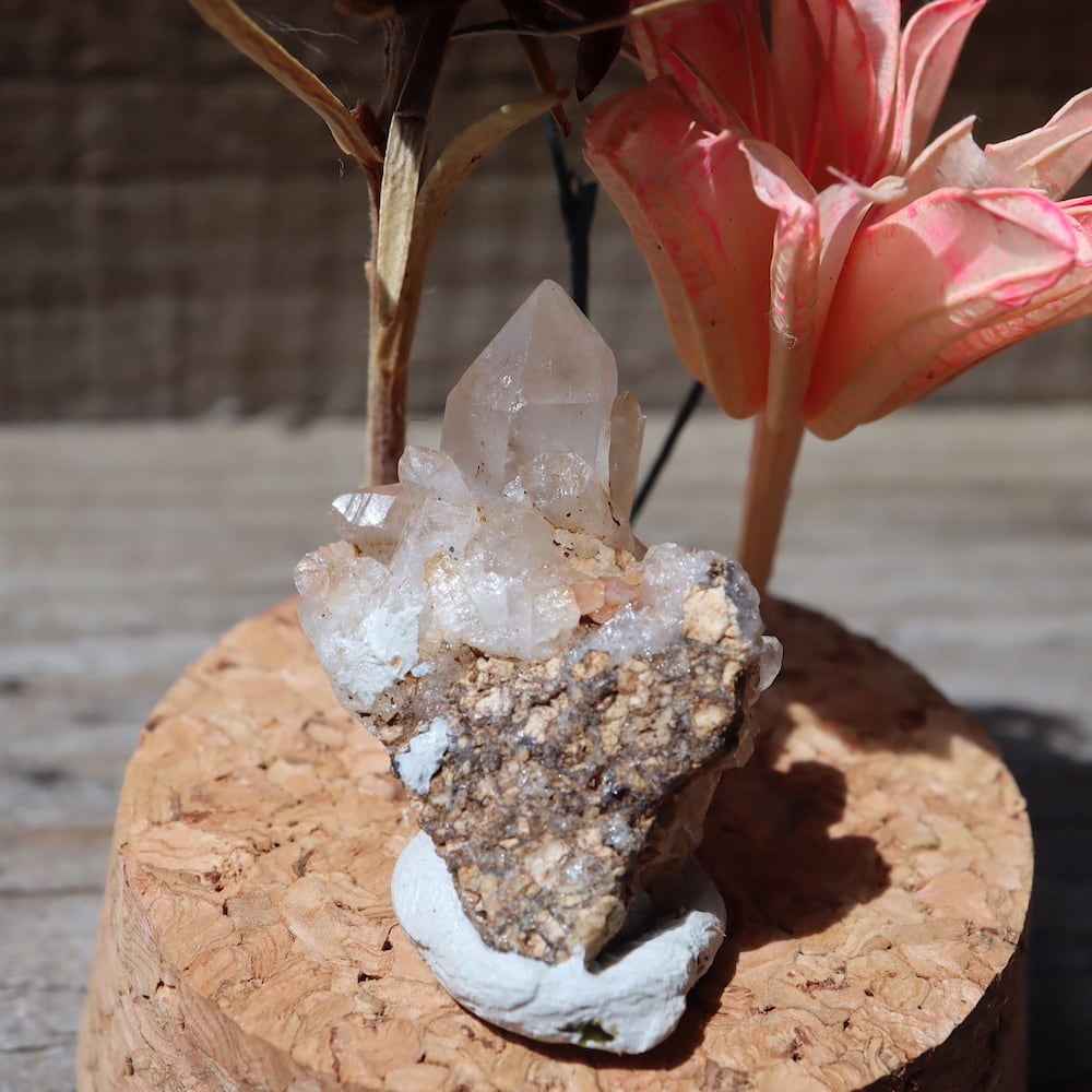 ミネラルドーム】クォーツ 水晶 DOOM007 天然石 鉱物 パワーストーン