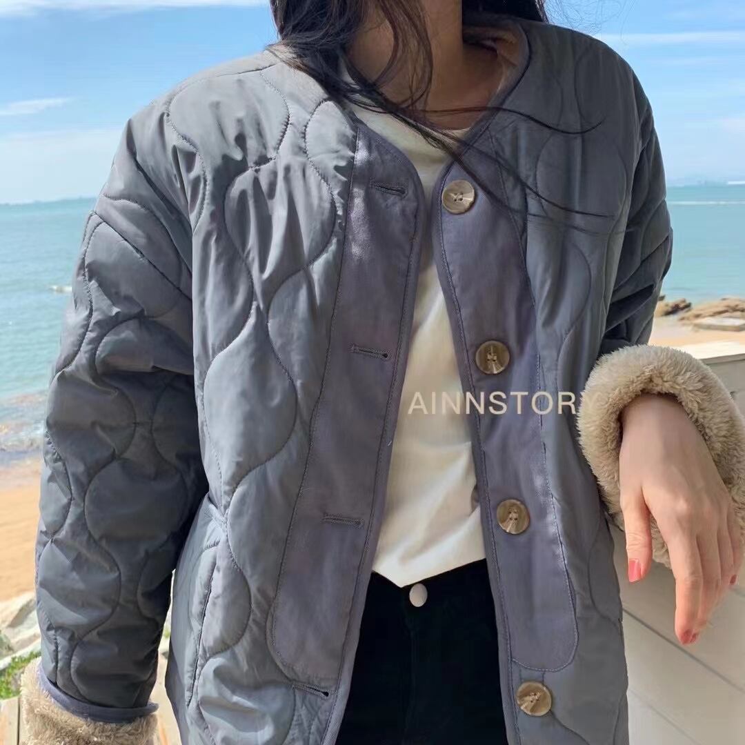 裏ボアキルティングジャケット　AJ2085-796