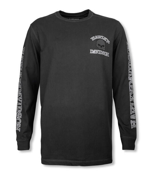 【激レア】ハーレーダビッドソン　ロンT ゆるだぼ　完売モデル　Tシャツ　黒 00s カナダ製 ハーレーダビッドソン 長袖Tシャツ XL 黒 ロンT